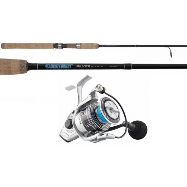 TackleDirect Silver Hook/Penn BTLIII4000DX Battle III DX Spinning Combo