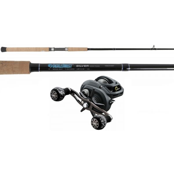 TackleDirect Silver Hook/Daiwa LX-WN300HS Lexa WN Baitcasting Combo