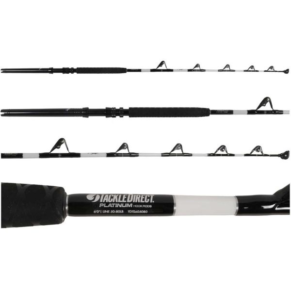 TackleDirect TDTS605080 Platinum Hook Tuna Stick Standup Rod