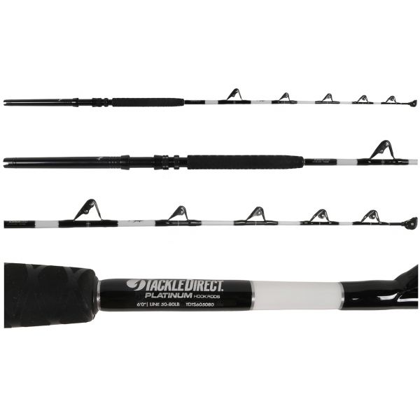 TackleDirect TDTS6080130 Platinum Hook Tuna Stick Standup Rod