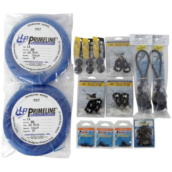 TackleDirect Triple Halyard Outrigger Rigging Kit for Heavy Lures