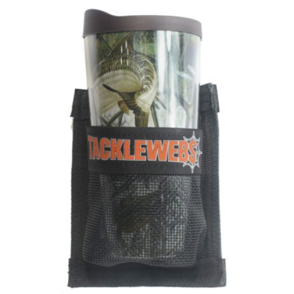 TackleWebs Hook and Loop 6in x 6in Mesh Cup Holder