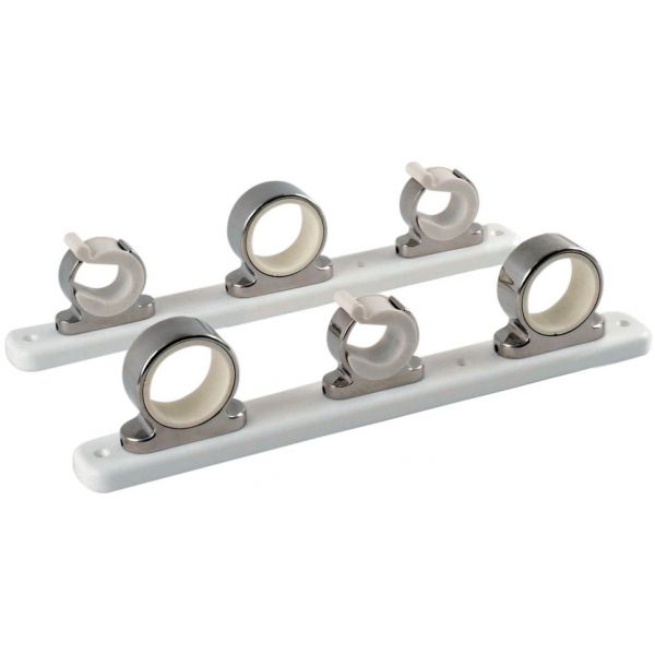 TACO 3-Rod Hanger Rack, Stainless Steel w/Poly Rack - F16-2753-1