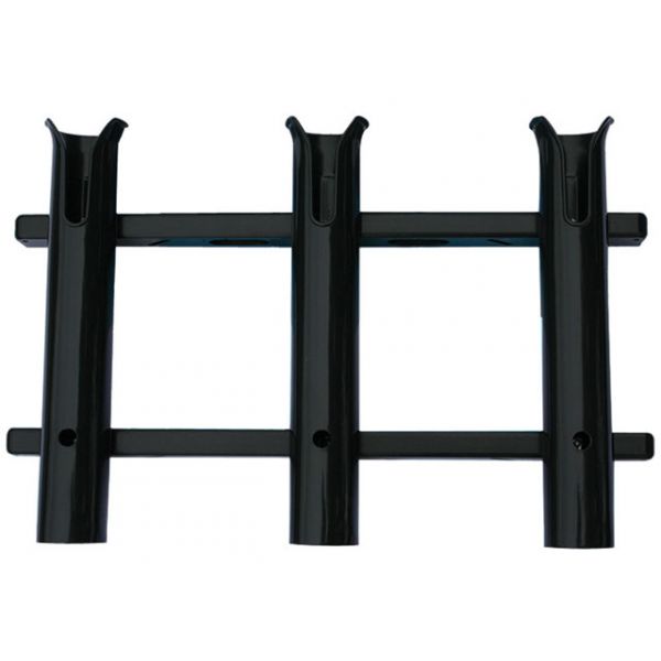 TACO 3-Rod Poly Rod Rack, Deluxe Black - P03-063B