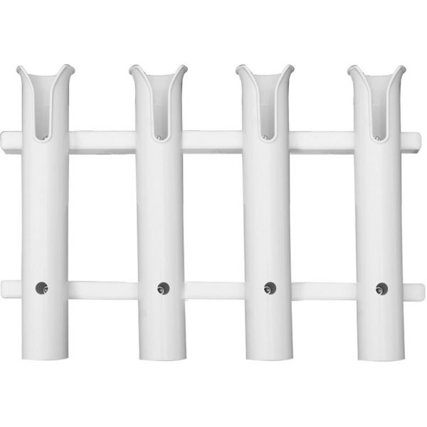 TACO 4-Rod Poly Rod Rack, Deluxe White - P03-064W