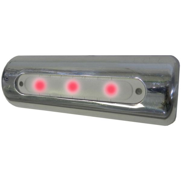 TACO LED Deck Light - Pipe Mount - Red LEDs