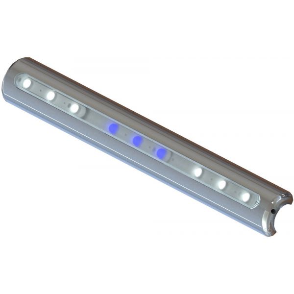 TACO LED T-Top Light - Pipe Mount - White/Blue LEDs