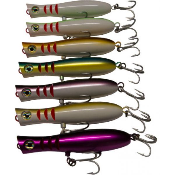 Tactical Anglers Jr BombPOPPER Smart Lures Black/Purple