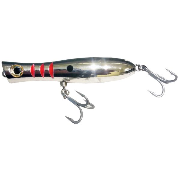 Tactical Anglers Jr BombPOPPER Smart Lure - Silver Spot