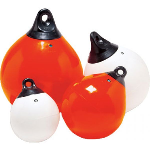 Taylor Made 61143 Tuff End 12'' Orange Inflatable Vinyl Buoy