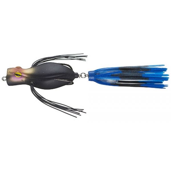 Teckel USA Duckroaker Popper Frog - Black Blue