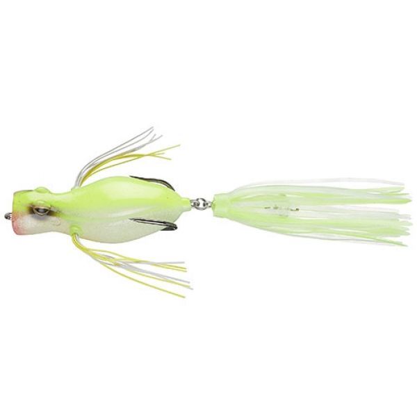 Teckel USA Duckroaker Popper Frog - Crystal Chartreuse