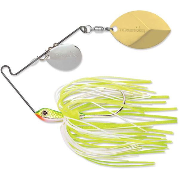 Terminator S12CW Super Spinnerbait Charteuse White Shad Nickel/Gold