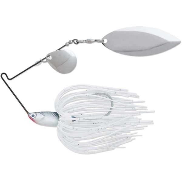 Terminator T12CW T1 Spinnerbait - Colorado/Willow Bright White Shad