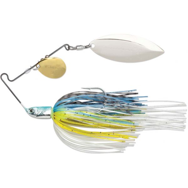 Terminator T12CW T1 Spinnerbait - Colorado/Willow Hot Shad Gold/Nickel