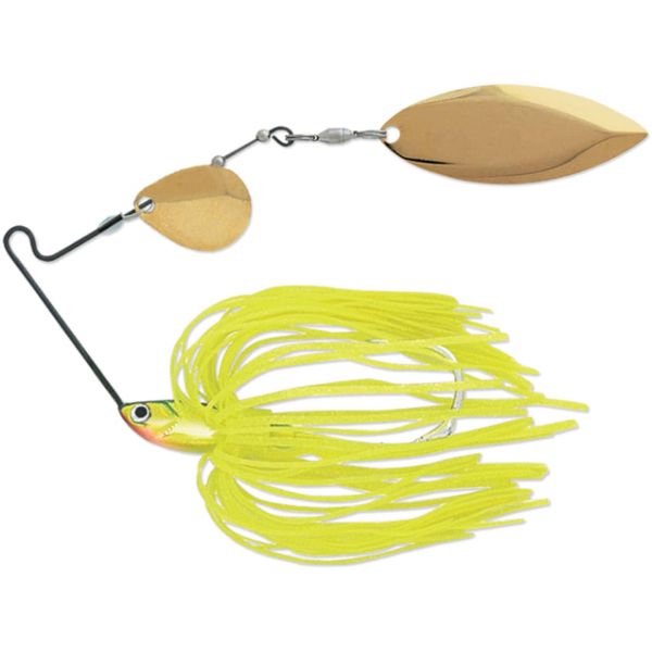 Terminator T12CW T1 Spinnerbait - Colorado/Willow Sharp Chart Gold