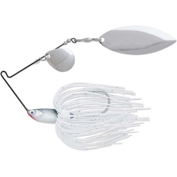 Terminator T38CW T1 Spinnerbait - Colorado/Willow Bright White Shad