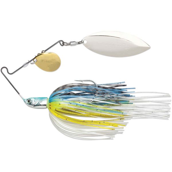 Terminator T38CW T1 Spinnerbait - Colorado/Willow Hot Shad Gold/Nickel