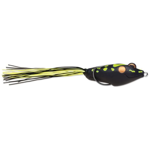 Terminator Walking Frog - 2-1/2in - Black Chartreuse Leopard