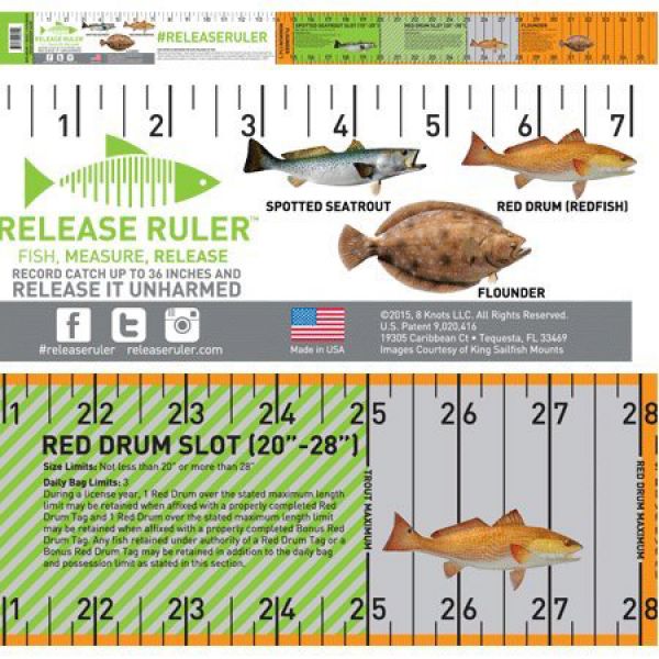 Texas Inshore Slam Release Ruler