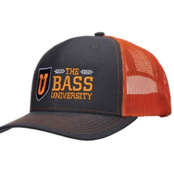 The Bass University Trucker Hat - Orange