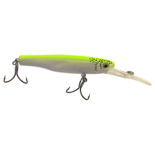 Thundermist Misty Minnow Crankbaits - Large Silver / Chartreuse