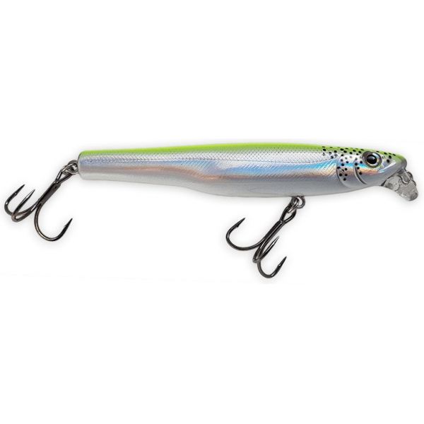 Thundermist Shallow Dive American Smelt Crankbait - Silver/Chartreuse