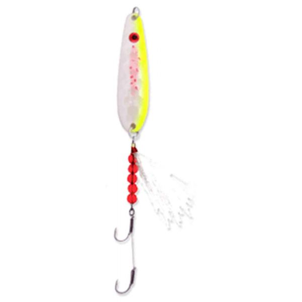 Thundermist SP1-H SP Viper Spoon Lure - Bucktail Bleeding Pearl