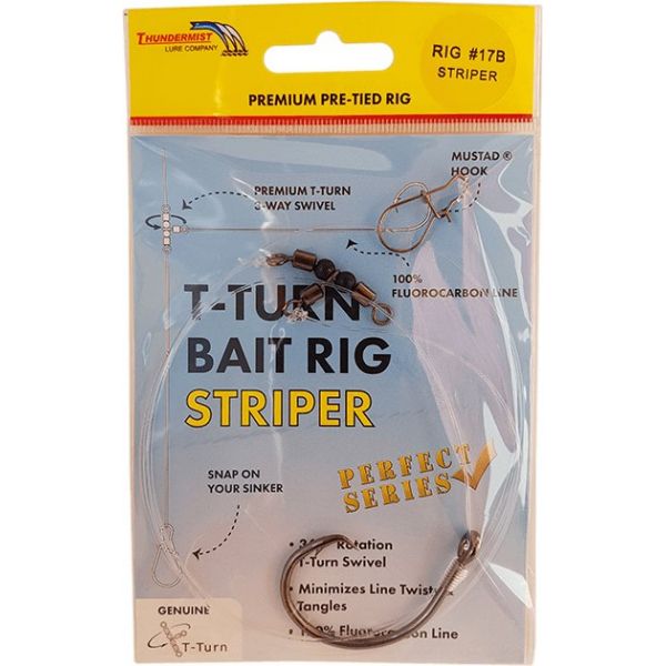 Thundermist T-Turn Bait Rig 17B Striper