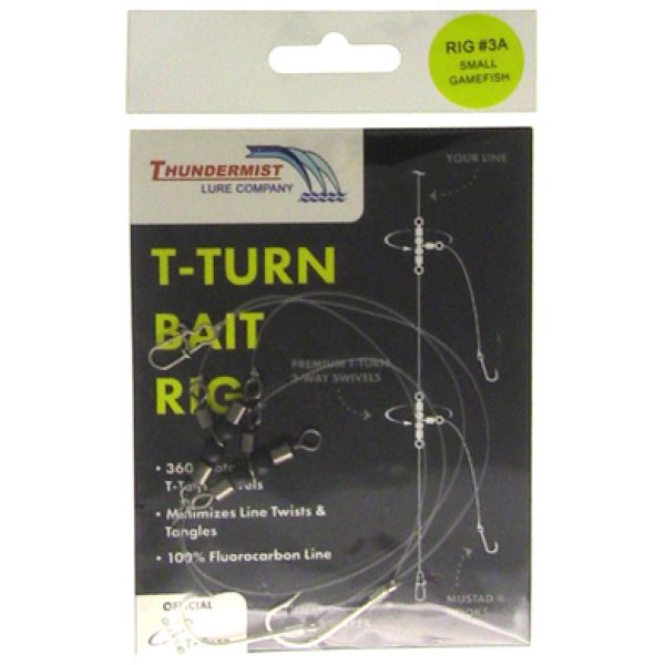 Thundermist T-Turn Bait Rig #3A - Saltwater Small Game Fish