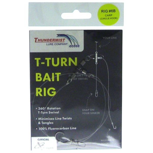 Thundermist T-Turn Bait Rig #6B - Carp (Circle Hook)