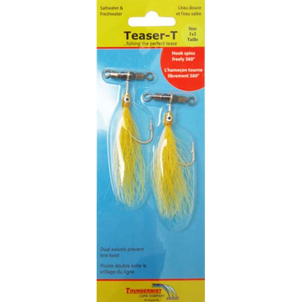 Thundermist Teaser-T Inline Teaser - Large Yellow/White