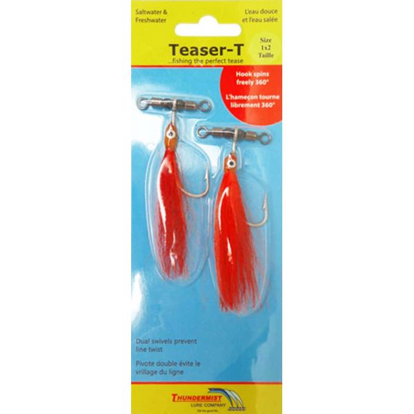 Thundermist Teaser-T Inline Teaser - Large Orange/Red