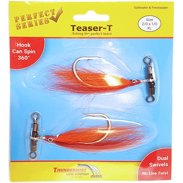 Thundermist Teaser-T Inline Teaser - X-Large Orange/red