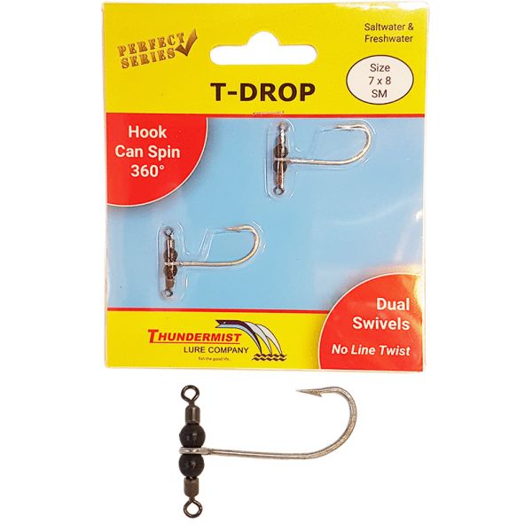 Thundermist TSR-7X8-XX T-Drop Inline Drop Shot Rig