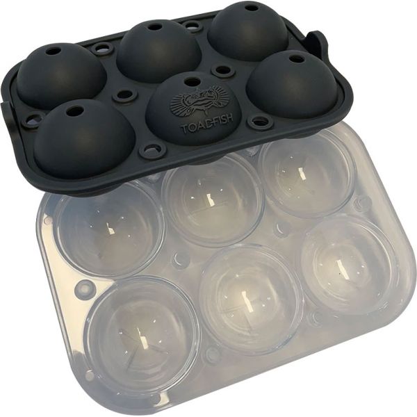 Toadfish Silicone 6-Pack Ice Ball Freezer Tray