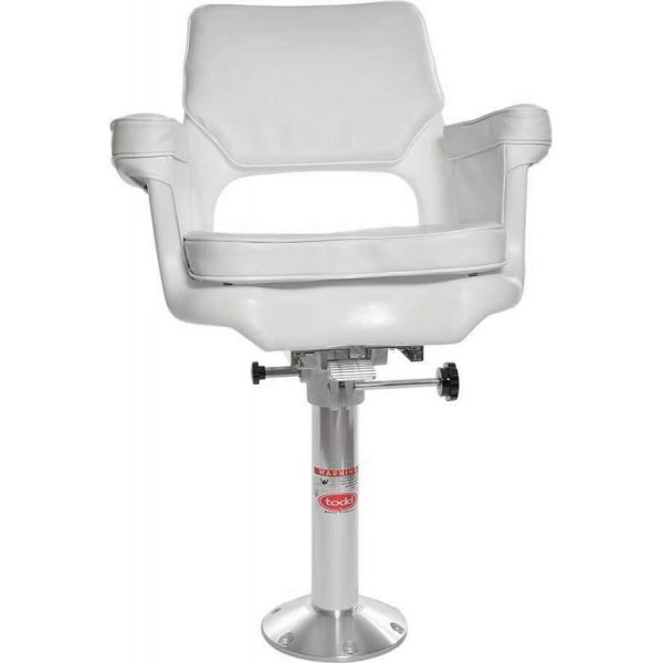 Todd 7050-15 Cape Cod Helm Seat, Cushion, Slider & Pedestal Package