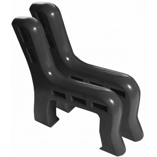 Todd BE-1-BK Black Todd Bench Ends