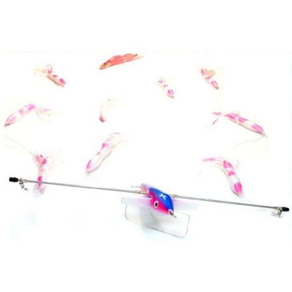 Tormenter Sidewinder Spreader Bar - Left Side - Pink/Blue Pink/White