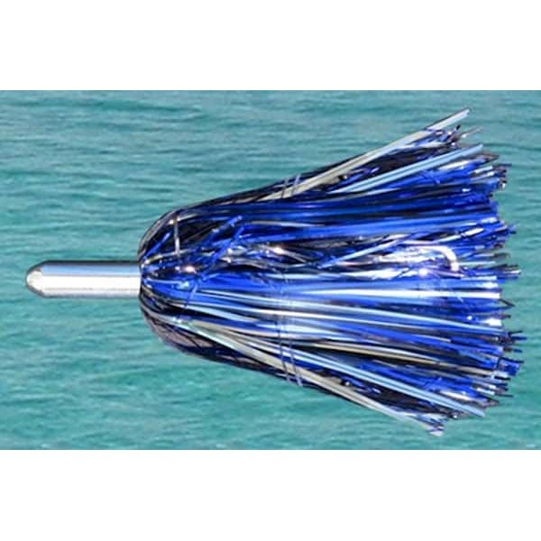 Tormenter Steel Head Lure Rigged Blue/White