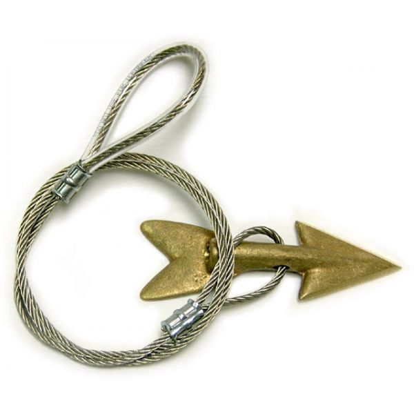 Tournament Cable Bronze Harpoon Dart Rigged with 30in Stainless Cable