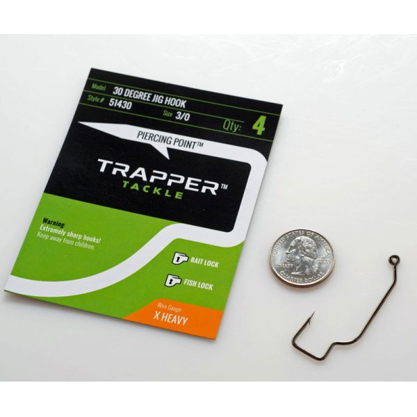 Trapper Tackle 30 Degree Jig Hook