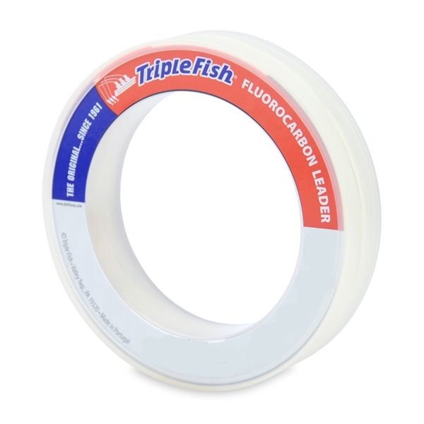 Triple Fish Fluorocarbon Leader 50yds Clear