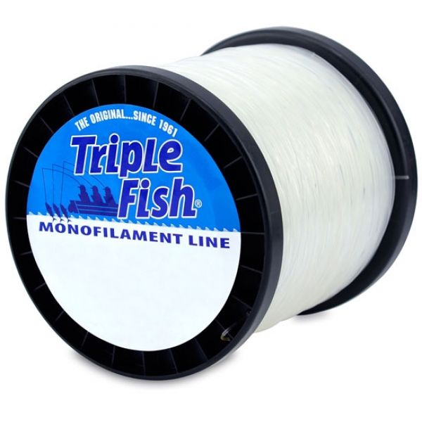 Triple Fish Monofilament Line - Clear - 1 lb. Spool - 245 yd.