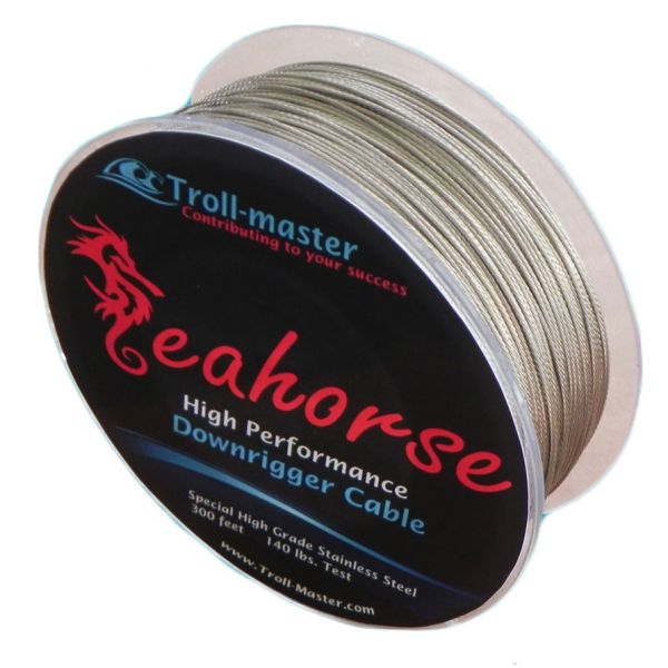 Troll-Master Seahorse Downrigger Cable Stainless - 300ft