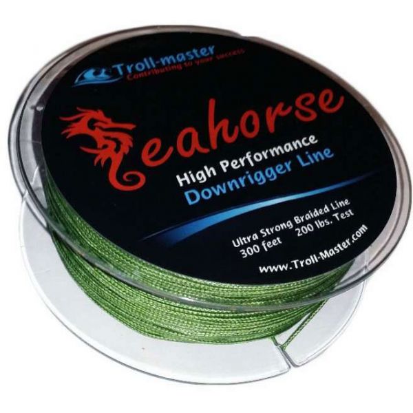 Troll-Master Seahorse Downrigger Braided Line - 300ft - Green