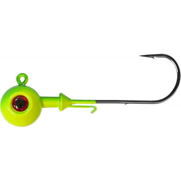 Tsunami Ball Head Jig - 1 1/2oz - Chartreuse/Green