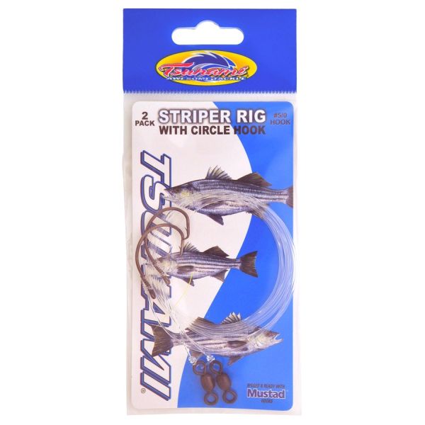 Tsunami Circle Hook Striper Rigs