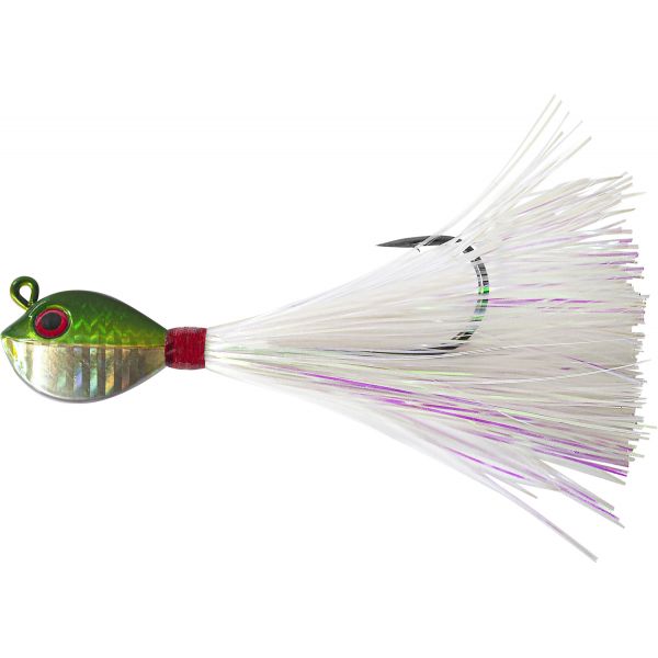 Tsunami Fluke Mania Mylar Jig - 1 1/2oz - Chartreuse/Mylar