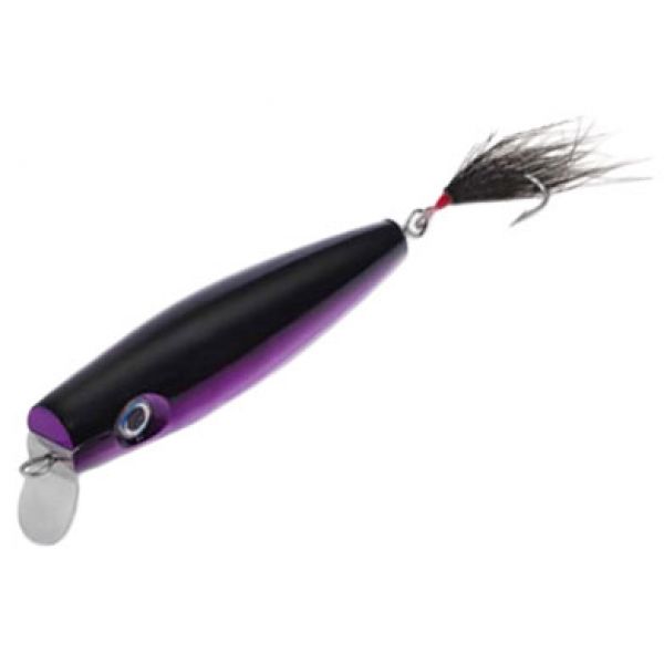 Tsunami FNS6-BKP Flat Nose Swimmer Lure - Black/Purple